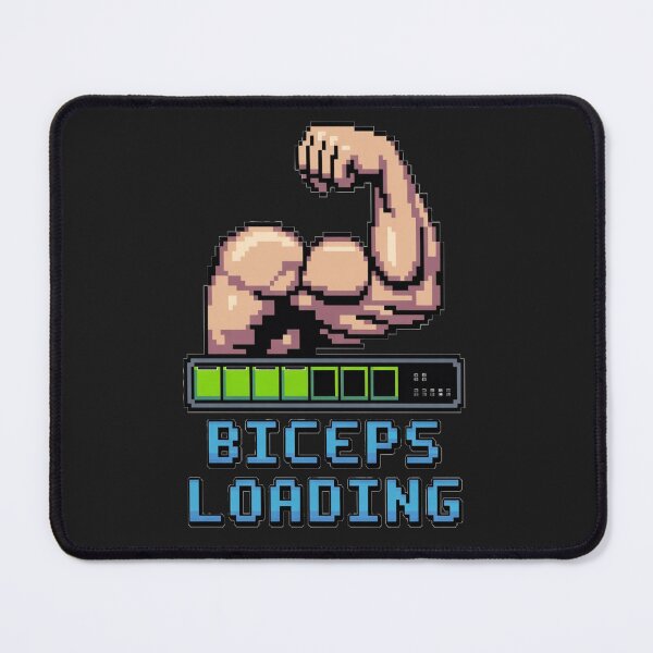 Item preview, Biceps Loading Funny Gym Workout Fitness Design designed and sold by Sparkofart07.
