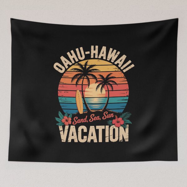 Item preview, Oahu Hawaii Vacation Souvenir Matching Family Group designed and sold by VENOM0RIOT.