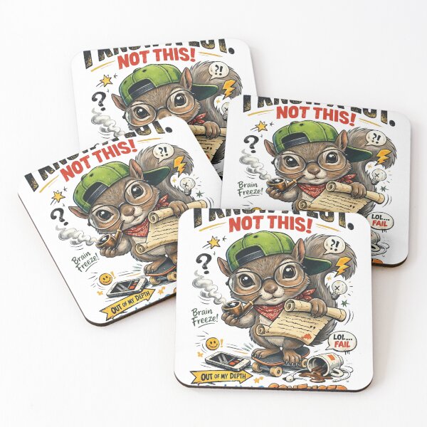 Item preview, I Know A Lot Not This Funny Squirrel – Confused Squirrel Meme Send Help designed and sold by ColorFlick.