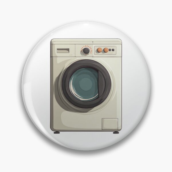 Item preview, Washing machine designed and sold by bubblyrainbow.