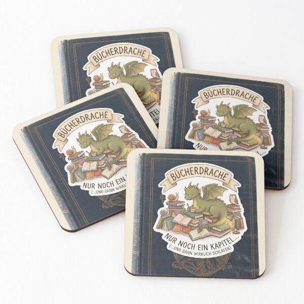 Item preview, Book Dragon - Just One More Chapter (Cute Reading Dragon) designed and sold by FlederMerch.