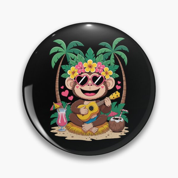 Item preview, Monkey Hawaiian Summer Vacation Monkey designed and sold by VENOM0RIOT.