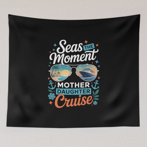 Aperçu de l'œuvre Croisière mère-fille Seas The Moment Vacances en bateau créée et vendue par VENOM0RIOT.