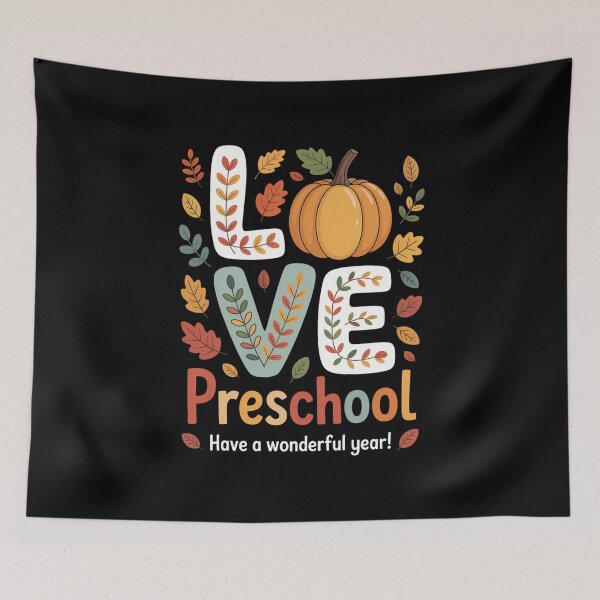 Item preview, Love Preschool Happy Fall Thanksgiving designed and sold by VENOM0RIOT.