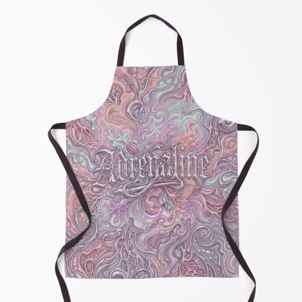 Item preview, Adrenaline Gothic Calligraphy Liquid Chrome Y2K designed and sold by MarCinu Art.