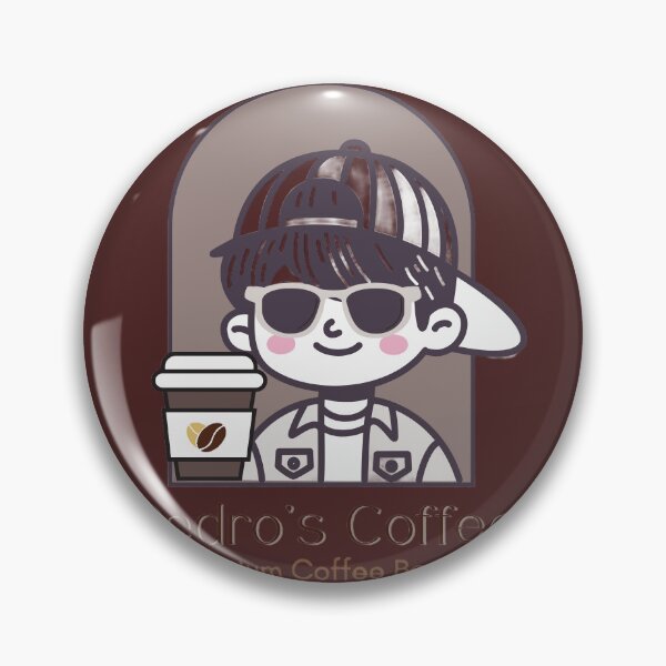 Item preview, Cute Cool Boy Drinking Coffee - Kawaii Cafe Barista Art designed and sold by PRKArtist.