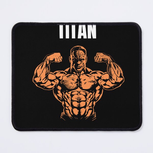 Item preview, Titan Strength - Flexing Muscle Aesthetic Art designed and sold by poomfitshirt.