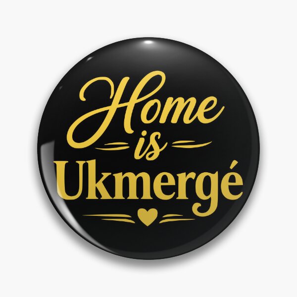 Item preview, Home is Ukmergė Yellow Typography Design designed and sold by EimSol.