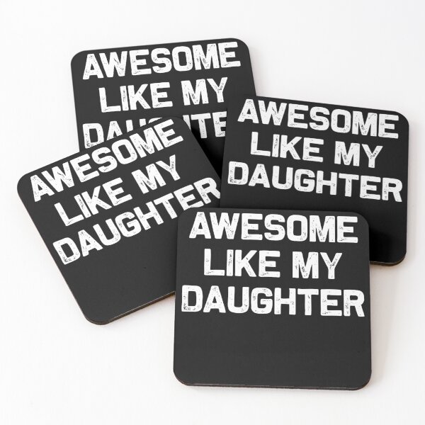 Item preview, awesome like my daughter funny men dad father's day  designed and sold by CAnastazyshop.