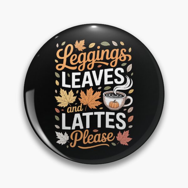 Item preview, Legging Leaves Lattes Please Fall Autumn Season Lover designed and sold by VENOM0RIOT.
