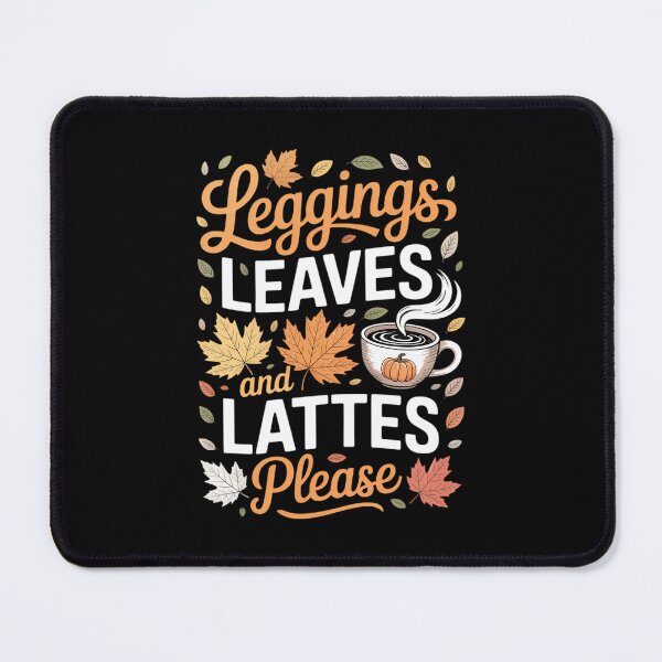 Item preview, Legging Leaves Lattes Please Fall Autumn Season Lover designed and sold by VENOM0RIOT.