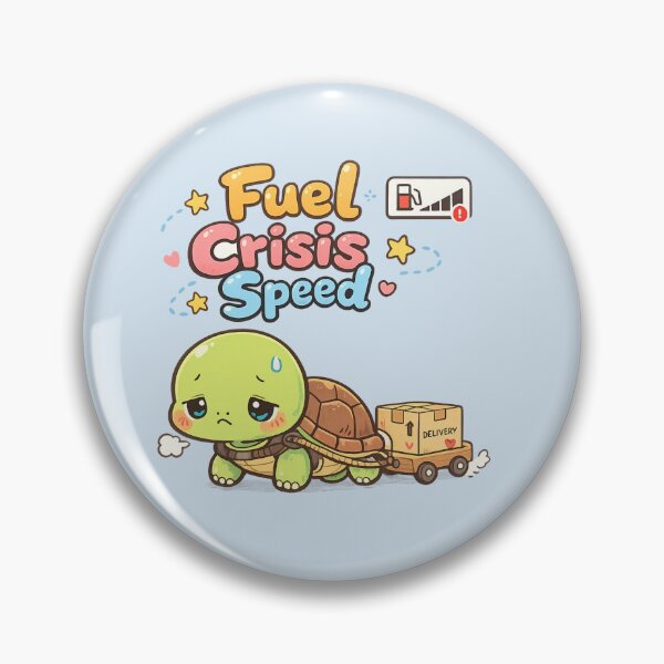 Item preview, Kawaii Turtle Delivery | Fuel Crisis Speed Cute Meme designed and sold by PopCulturePixel.