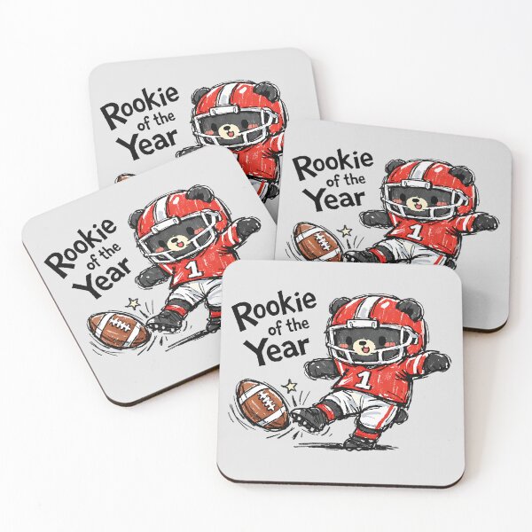 Item preview, Cute Football Bear Kicking Ball Rookie of the Year Kid Design designed and sold by GogaVibeRe.