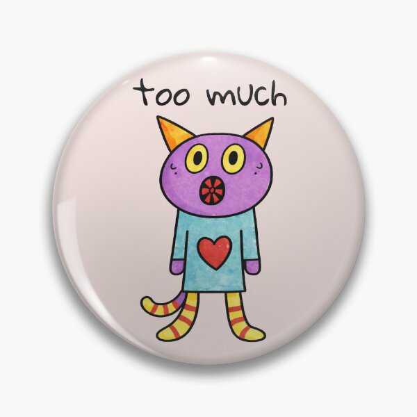 Item preview, Too Much Cute Anxious Cat designed and sold by SoftBeing.