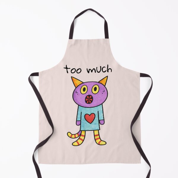Item preview, Too Much Cute Anxious Cat designed and sold by SoftBeing.