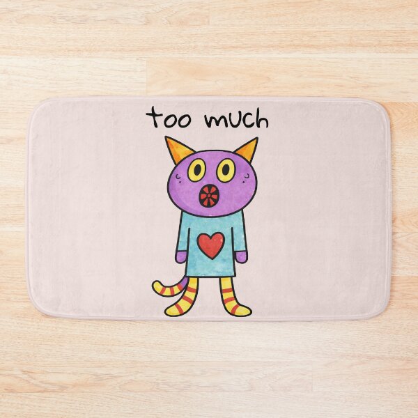 Item preview, Too Much Cute Anxious Cat designed and sold by SoftBeing.