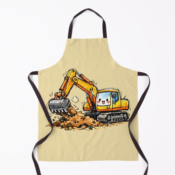 Item preview, Cute Excavator Digger Construction Truck Kid Design designed and sold by GogaVibeRe.