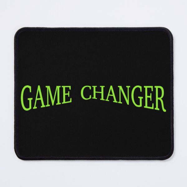 Item preview, Game Changer Neon Green Typography Statement Quote designed and sold by area248.