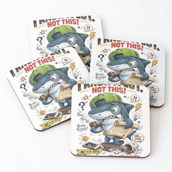 Item preview, I Know A Lot Not This Funny Shark– Confused Bear Meme Send Help designed and sold by ColorFlick.