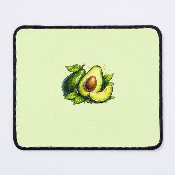 Item preview, Kawaii Avocado Sticker - Cute Aesthetic Green Fruit Illustration Fresh Healthy Food Design designed and sold by Qingtian814.