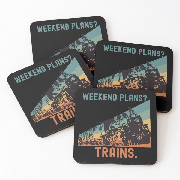 Item preview, Weekend Plans Trains Funny Railway Shirt | Steam Train Lover Design | Trainspotter Gift | Railfan Graphic designed and sold by Guards-Comp.