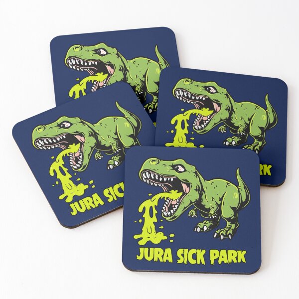Item preview, Jura Sick Park - Funny Dinosaur and Vomit designed and sold by francoisville.