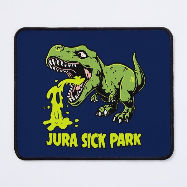 Item preview, Jura Sick Park - Funny Dinosaur and Vomit designed and sold by francoisville.