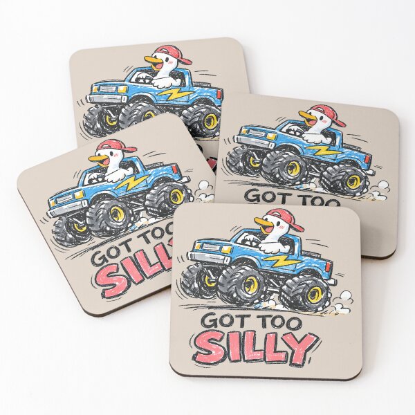 Item preview, Silly Goose Monster Truck - Got Too Silly Funny Duck designed and sold by GogaVibeRe.