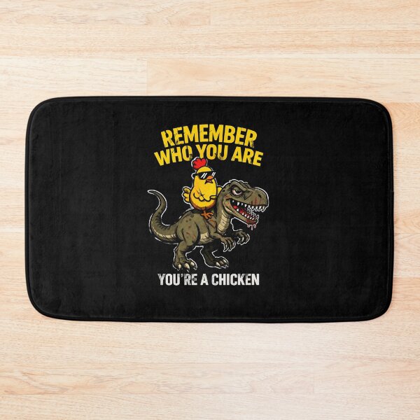 Item preview, Remember Who You Are You’re A Chicken Funny Dinosaur Meme T Rex Edgy designed and sold by VibeOffline Studio.