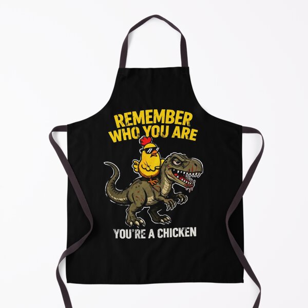 Item preview, Remember Who You Are You’re A Chicken Funny Dinosaur Meme T Rex Edgy designed and sold by VibeOffline Studio.