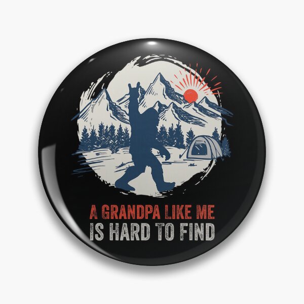 Item preview, Funny BigFoot Rock A Grandpa Like Me is Hard to Find Gift designed and sold by herbwaters.