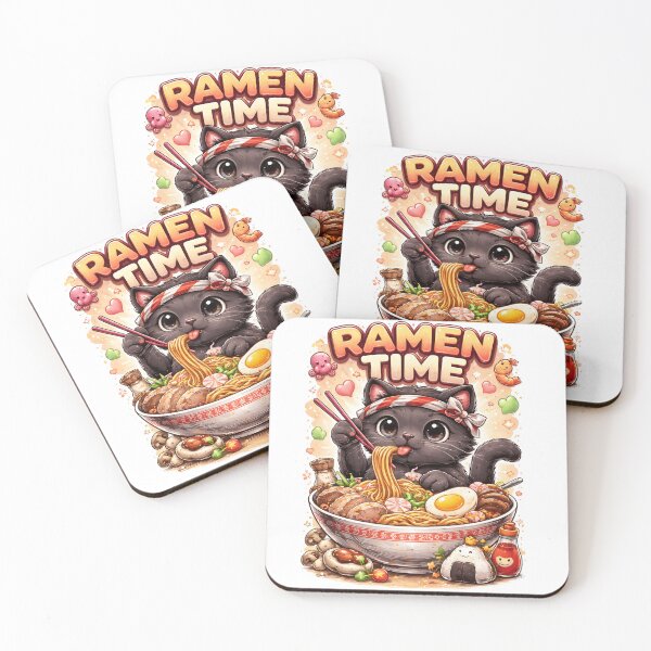 Item preview, Cute Ramen Cat Kawaii Food Lover Design designed and sold by Nixora.