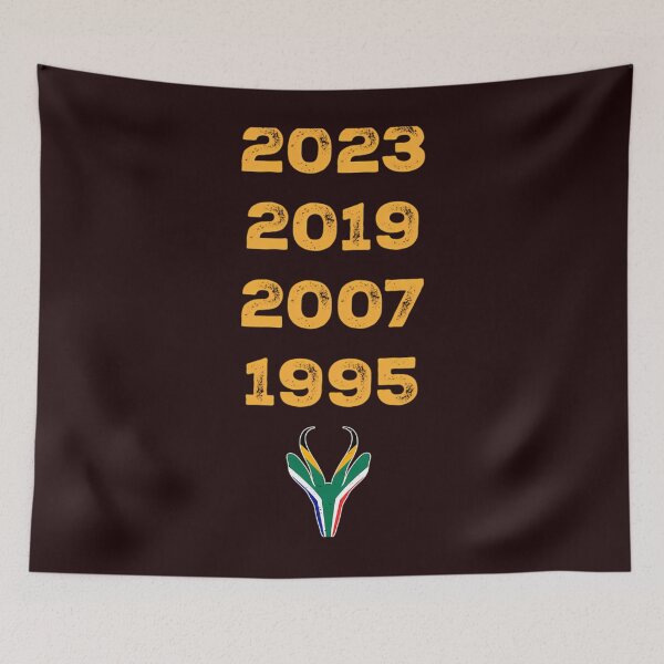 Item preview, South Africa Four Time World Rugby Champs Vintage designed and sold by WILI-YAWILI.