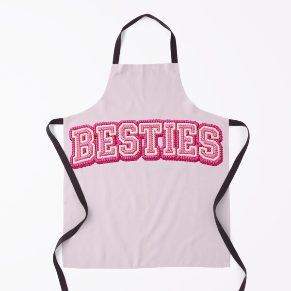 Item preview, Pink Besties Varsity Patch Embroidery Style designed and sold by GogaVibeRe.