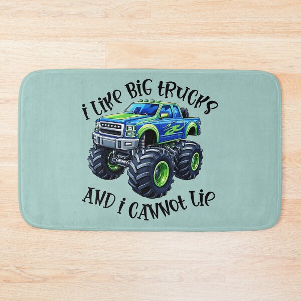 Item preview, Monster Truck Blue Racing 4x4 Big Tires designed and sold by GogaVibeRe.