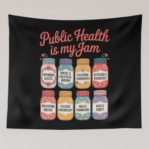 Item preview, Public Health is My Jam Community Health Nurse PHN RN designed and sold by TyraYoung.