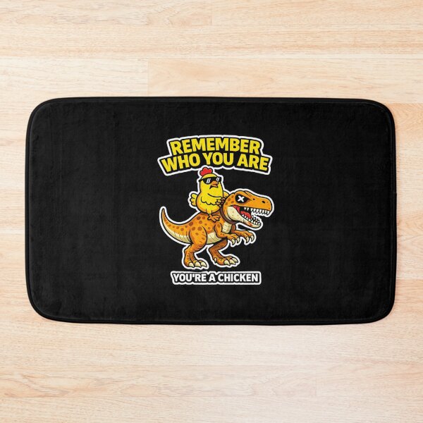 Item preview, Remember Who You Are You’re A Chicken Funny Dinosaur Meme T Rex designed and sold by VibeOffline Studio.