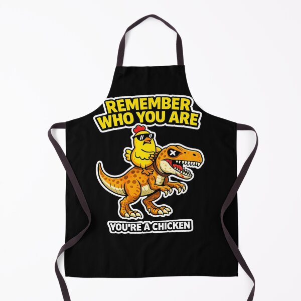 Item preview, Remember Who You Are You’re A Chicken Funny Dinosaur Meme T Rex designed and sold by VibeOffline Studio.