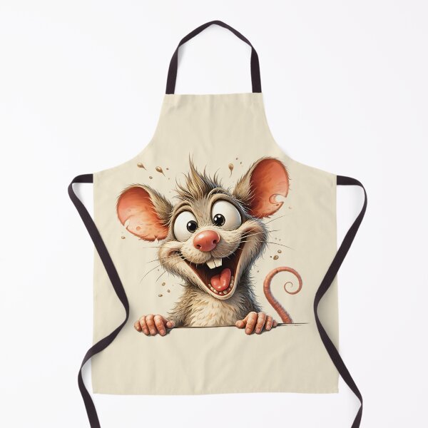 Item preview, Cute Smiling Mouse Cartoon Animal Character designed and sold by GogaVibeRe.