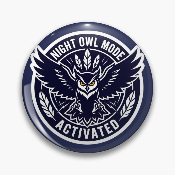 Item preview, Night Owl Mode Activated Funny Late Night Vibes Insomnia designed and sold by YarsEingr.
