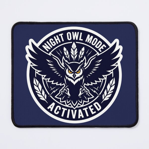 Item preview, Night Owl Mode Activated Funny Late Night Vibes Insomnia designed and sold by YarsEingr.