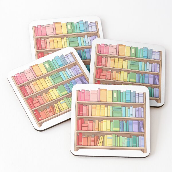Item preview, Rainbow Bookshelf designed and sold by bubblyrainbow.