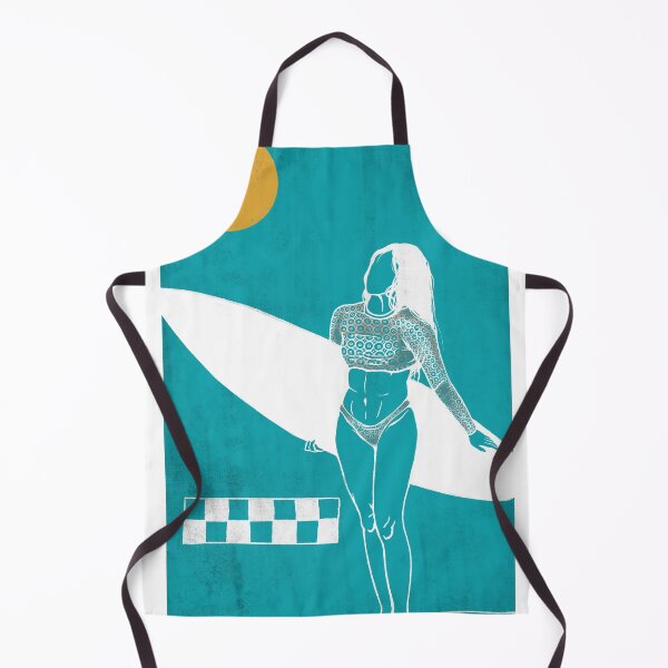 Item preview, Beach I Minimal Surf Poster Coastal Woman Ocean Graphic Art designed and sold by RiptideKiD.