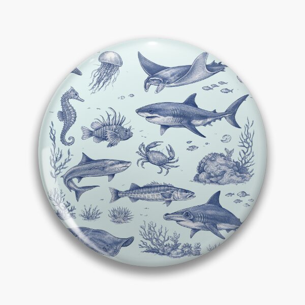 Item preview, Vintage Sea Life Ocean Animals designed and sold by GogaVibeRe.