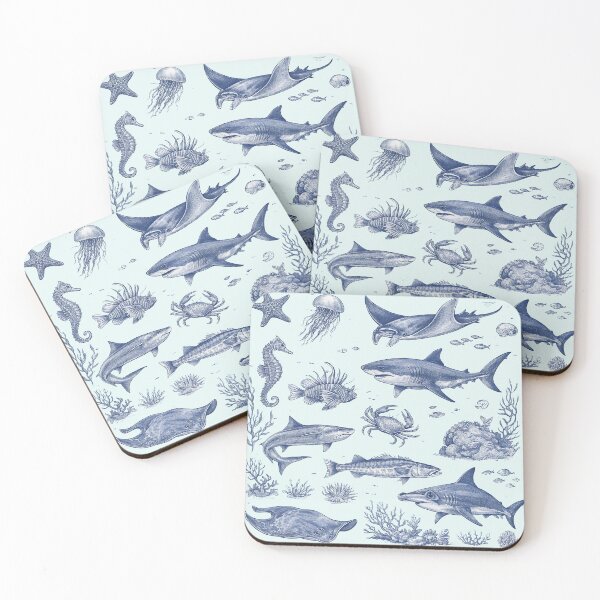 Item preview, Vintage Sea Life Ocean Animals designed and sold by GogaVibeRe.