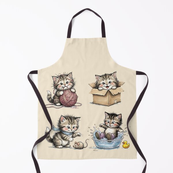 Item preview, Cute Kittens Playing Funny Cat Set designed and sold by GogaVibeRe.