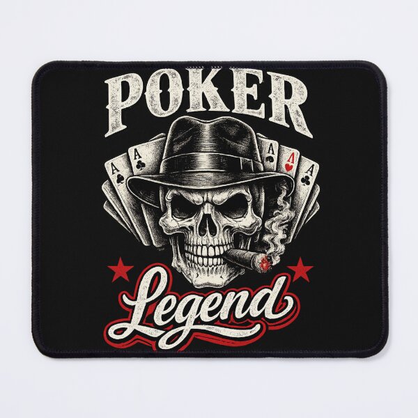 Item preview, Poker Legend T-Shirt, Vintage Poker Player Gift, Skull Gambler Card Game Lover Graphic Tee, Casino Night Outfit designed and sold by Maravillio.