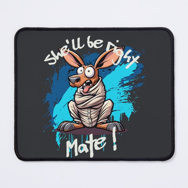 Item preview, Funny Kangaroo Aussie humor She'll Be Right Mate designed and sold by GogaVibeRe.