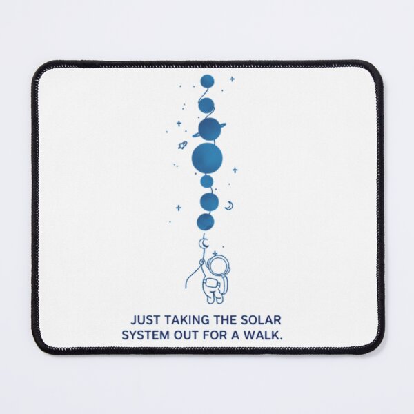 Item preview, Out for a walk with solar system designed and sold by Brainy_Prints.