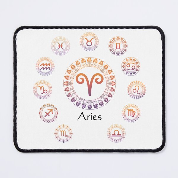 Item preview, Zodiac Signs Mandala – Aries | Astrology Boho Spiritual Design designed and sold by ArcticFoxStudio.